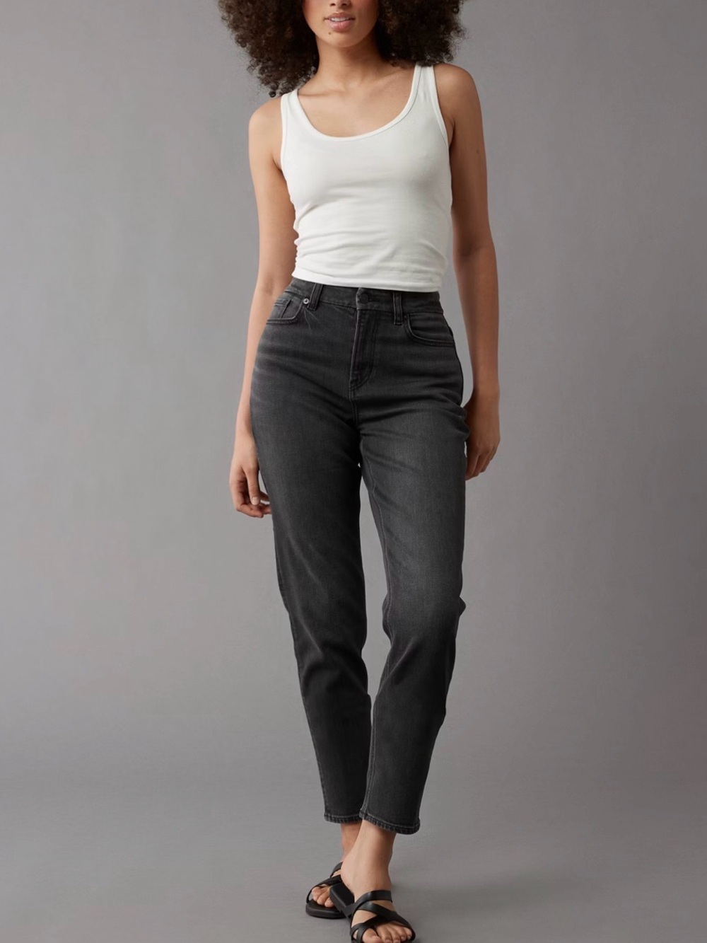 NWT American Eagle Super High-Rise Stretch Curvy Mom Jean